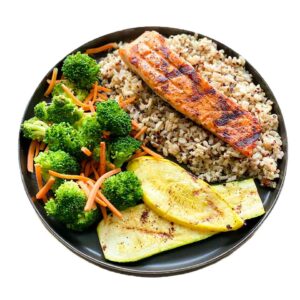 B’s Omega-3 Salmon Plate